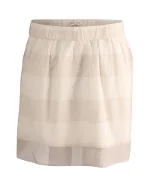 White Silk Brunello Cucinelli Skirt