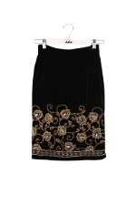 Black Viscose Max Mara Skirt