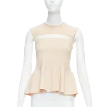 Beige Cotton Giambattista Valli Top