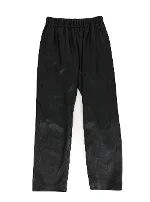 Black Polyester Anine Bing Pants