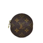 Brown Canvas Louis Vuitton Porte Monnaie