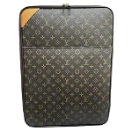 Brown Canvas Louis Vuitton Travel Bag