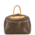 Brown Canvas Louis Vuitton Deauville 