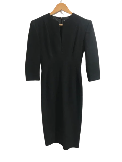 Black Wool Victoria Beckham Dress