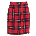 Red Wool Miu Miu Skirt