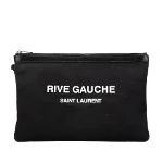 Black Canvas Yves Saint Laurent Clutch