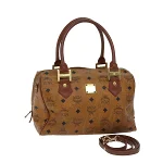 Brown Leather MCM Handbag