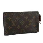 Brown Canvas Louis Vuitton Pouch