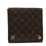 Brown Canvas Louis Vuitton Pouch