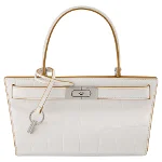 White Leather Tory Burch Shoulder Bag
