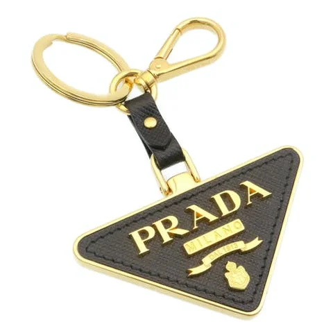 Gold Metal Prada Key Holder
