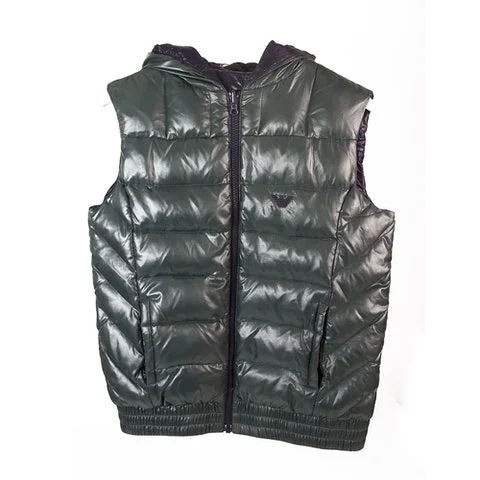 Black Fabric Armani Vest
