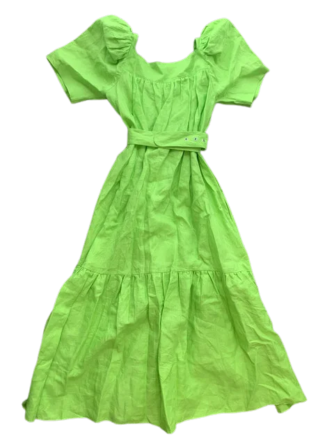 Green Cotton Mr. Larkin Dress