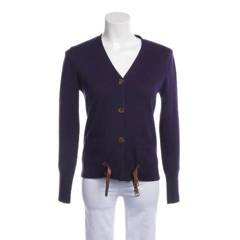 Purple Wool Ralph Lauren Cardigan
