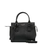 Black Leather Kate Spade Handbag