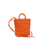 Orange Leather Bottega Veneta Key Holder