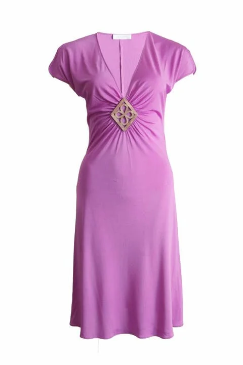 Purple Silk Emilio Pucci Dress