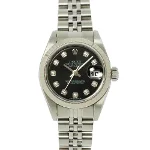 Black Stainless Steel Rolex Watch
