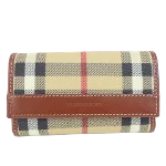 Beige Canvas Burberry Key Holder