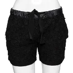 Black Cotton Moncler Shorts