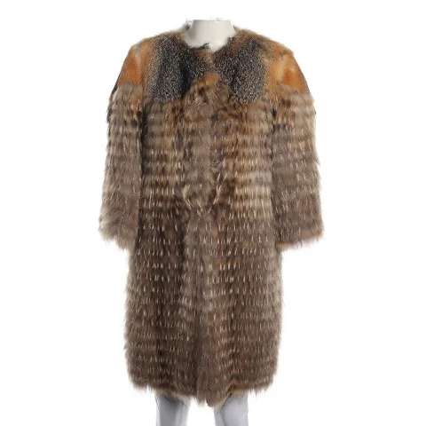 Brown Fur Yves salomon Coat