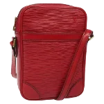 Red Leather Louis Vuitton Danube