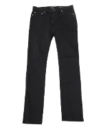 Black Cotton Yves Saint Laurent Jeans