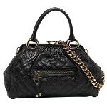 Black Leather Marc Jacobs Handbag