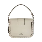 Beige Leather Coach Handbag