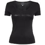 Black Fabric Versace Jeans Couture Top