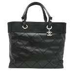 Black Canvas Chanel Paris Biarritz