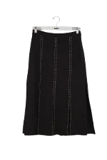 Black Viscose Ermanno Scervino Skirt