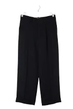 Black Fabric Chloé Pants