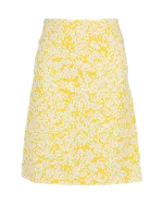 Yellow Cotton Burberry Skirt