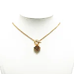 Gold Metal Loewe Necklace