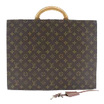 Brown Canvas Louis Vuitton Briefcase