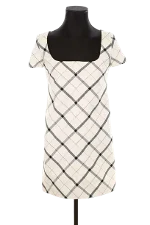 White Polyester Courrèges Dress