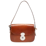 Brown Leather Ralph Lauren Shoulder Bag