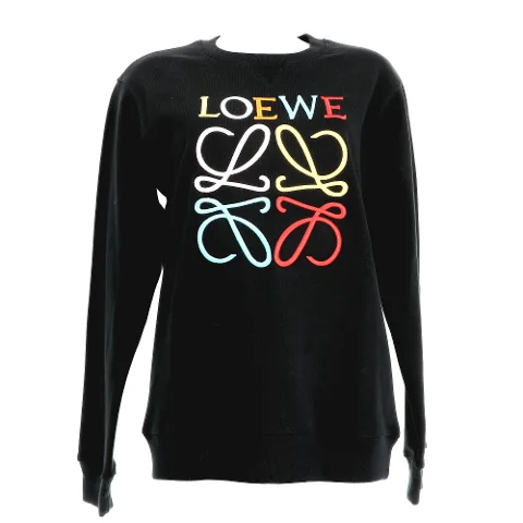 Black Cotton Loewe Sweater