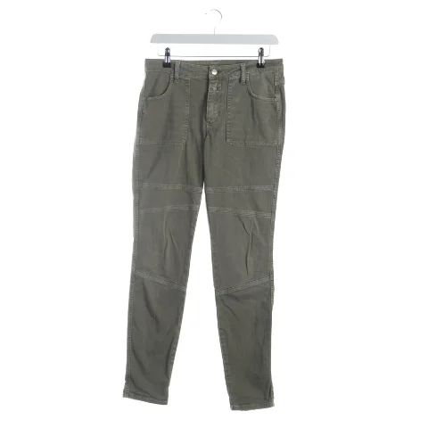 Green Cotton Closed Jeans
