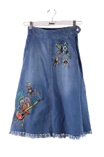 Blue Cotton Zadig & Voltaire Skirt