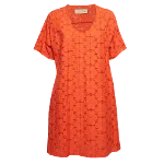 Orange Cotton Marni Dress