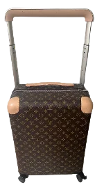 Brown Leather Louis Vuitton Travel Bag