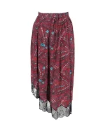 Red Fabric Zadig & Voltaire Skirt