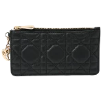 Black Leather Dior Wallet