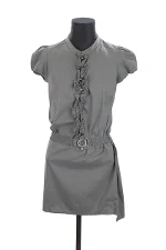 Grey Cotton Patrizia Pepe Dress