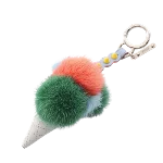 Multicolor Fur Fendi Charm