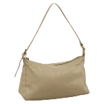 Beige Canvas Fendi Shoulder Bag