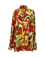 Multicolor Silk Balenciaga Shirt