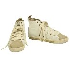 White Leather Dsquared2 Sneakers